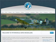 Tablet Screenshot of petersfieldaeromodellers.co.uk